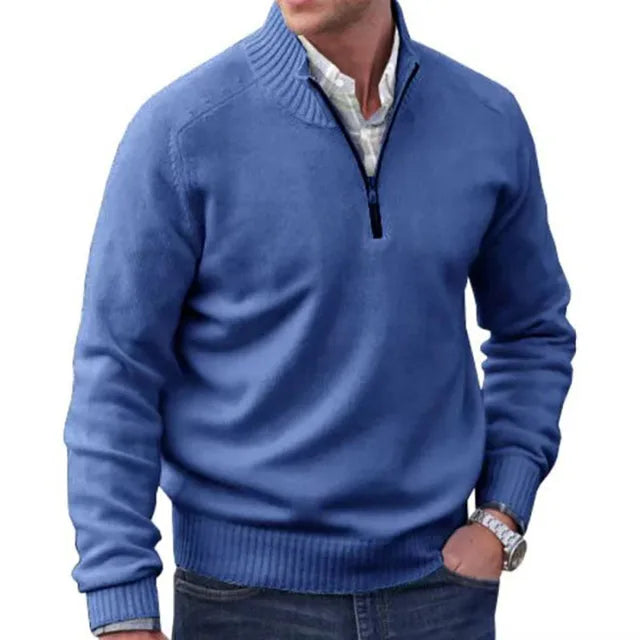 Wool Elegance: The Men's Knitted Sweater