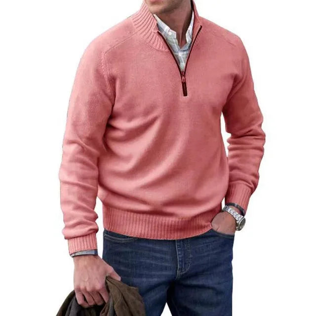 Wool Elegance: The Men's Knitted Sweater